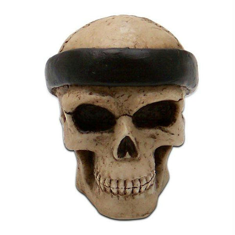 American Shifter Slick Skull w- Bandana Custom Shift Knob and Topper