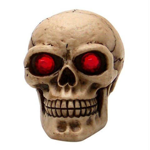 American Shifter Skull w- Red Eyes Custom Shift Knob and Topper