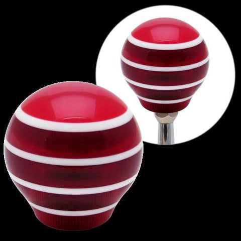 American Shifter Red Super Stripe Custom Shift Knob