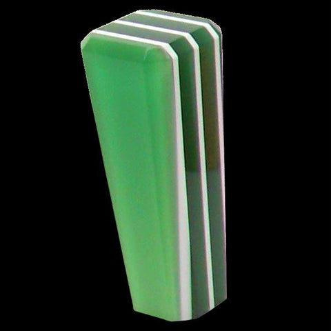 American Shifter Green Stripe Stix Custom Shift Knob