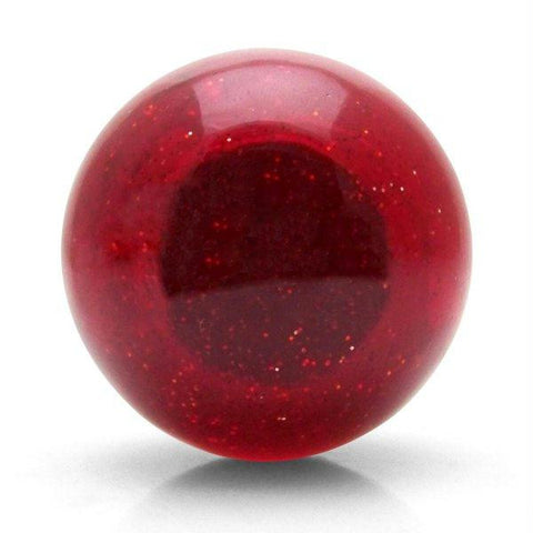 American Shifter Red Old Skool Series Custom Shift Knob Translucent w- Metal Flake