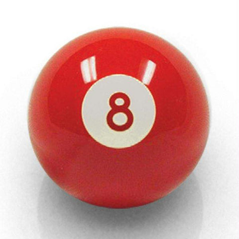 American Shifter Red Billiard 8 Ball Custom Shift Knob Opaque