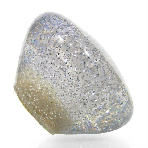 American Shifter Clear Retro Series Custom Shift Knob Translucent w- Metal Flake