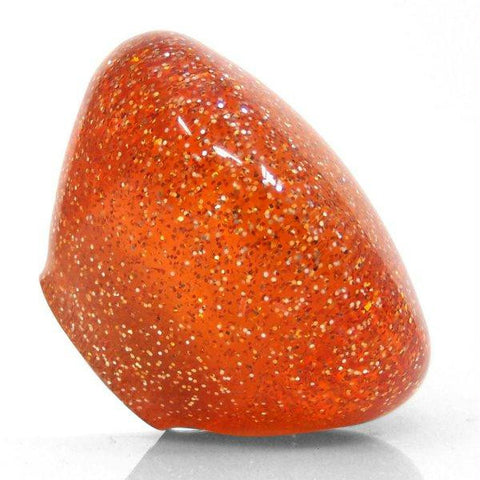 American Shifter Amber Retro Series Custom Shift Knob Translucent w- Metal Flake