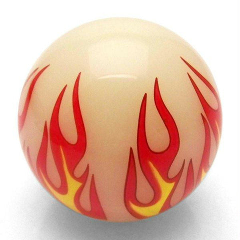 American Shifter Ivory Flame Custom Shift Knob Opaque