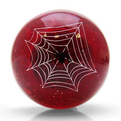American Shifter Red Spider Custom Shift Knob Translucent w- Metal Flake