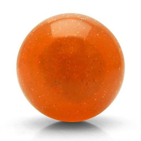 American Shifter Orange Old Skool Series Custom Shift Knob Translucent w- Metal Flake
