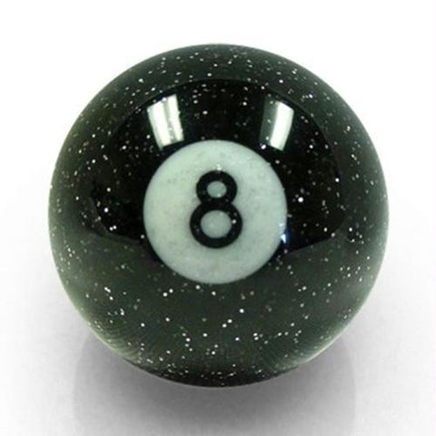 American Shifter Black 8 Ball Custom Shift Knob Translucent w- Metal Flake