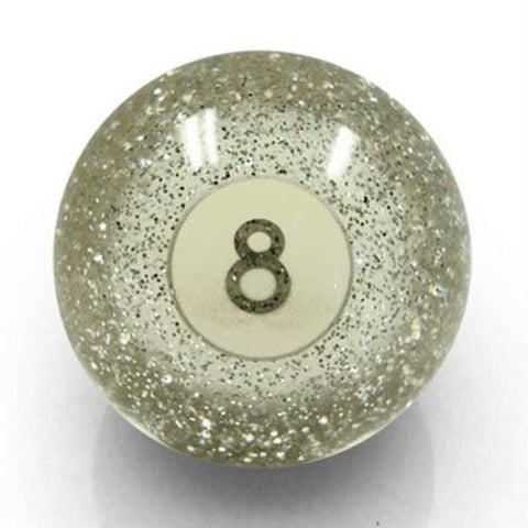 American Shifter Clear 8 Ball Custom Shift Knob Translucent w- Metal Flake