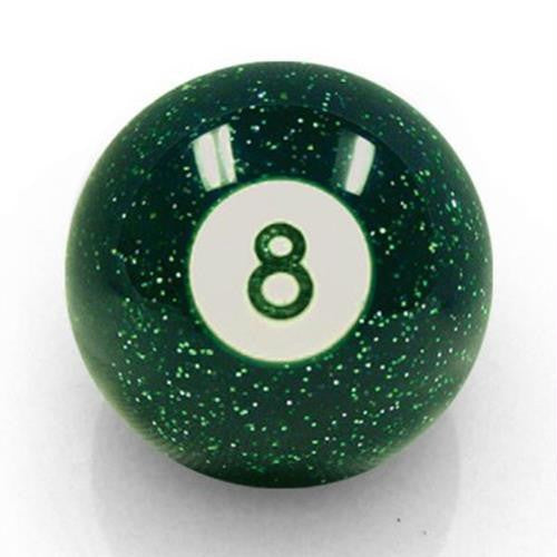American Shifter Green 8 Ball Custom Shift Knob Translucent w- Metal Flake