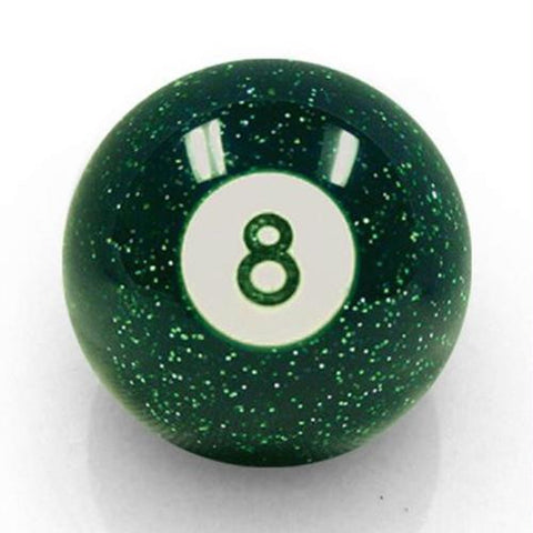 American Shifter Green 8 Ball Custom Shift Knob Translucent w- Metal Flake