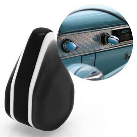 American Shifter Black Small Tear Shape Dash Knob