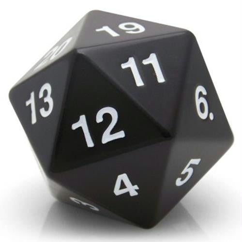 American Shifter 20 Sided Black Dice Custom Shift Knob w- Adapter Kit