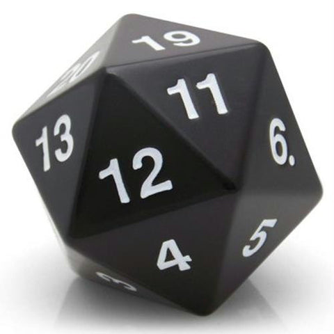 American Shifter 20 Sided Black Dice Custom Shift Knob w- Adapter Kit
