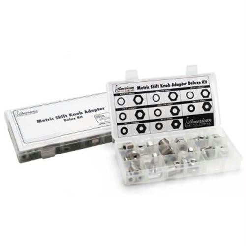 American Shifter Deluxe Metric Custom Shift Knob Adapter Set 24 Piece