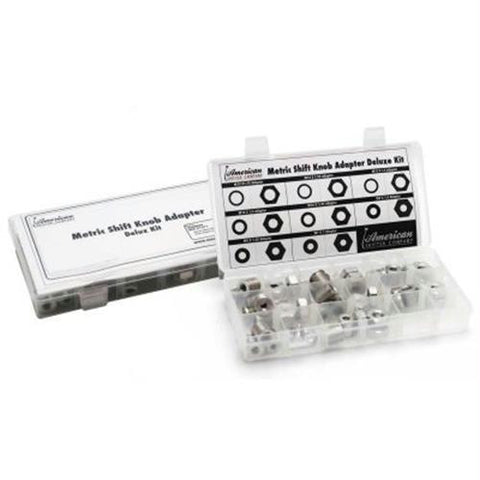 American Shifter Deluxe Metric Custom Shift Knob Adapter Set 24 Piece