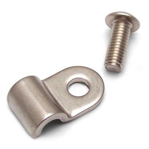 American Shifter 5-8 Stainless Steel Single Line Clamps - Pack of 12