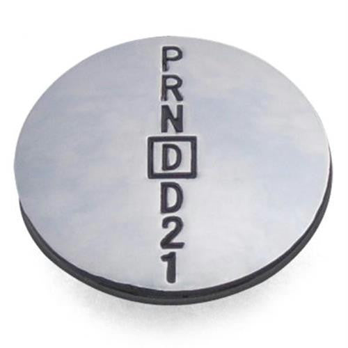 American Shifter PRNDD21 Shift Knob Medallion Insert -- For Metal Knob