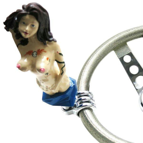 American Shifter Cindy Brunette Naked Lady w- Tattoos Suicide Brody Knob