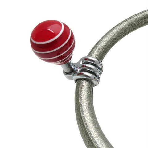 American Shifter Red Super Stripe Suicide Brody Knob