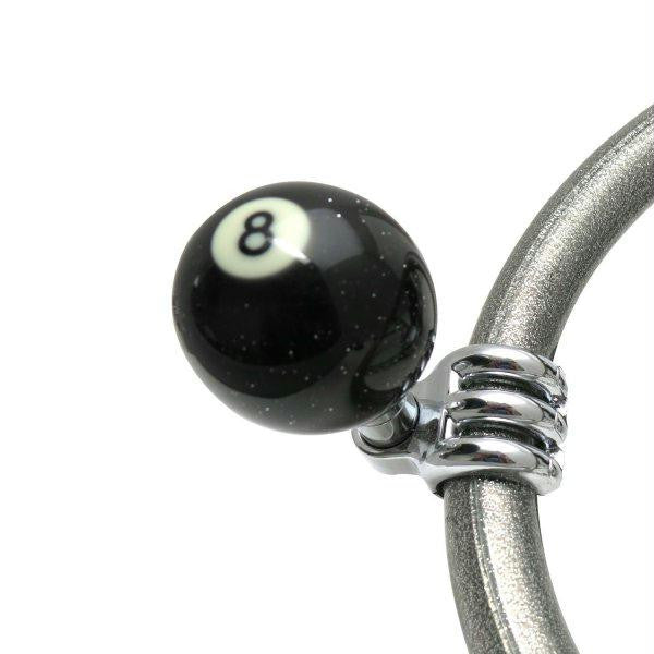 American Shifter Black 8 Ball Suicide Brody Knob Translucent w- Metal Flake