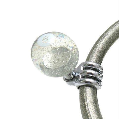 American Shifter Clear 8 Ball Suicide Brody Knob Translucent w- Metal Flake