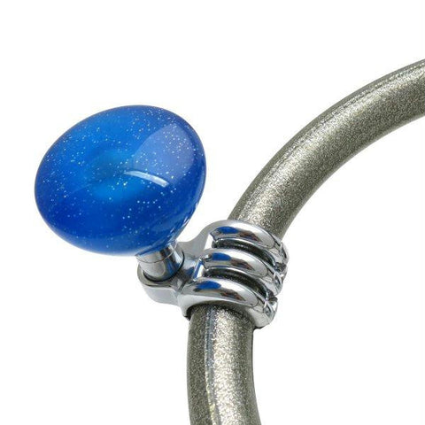 American Shifter Blue Retro Series Suicide Brody Knob Translucent w- Metal Flake
