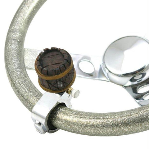 American Shifter Vintage Keg Barrel Adjustable Suicide Brody Knob
