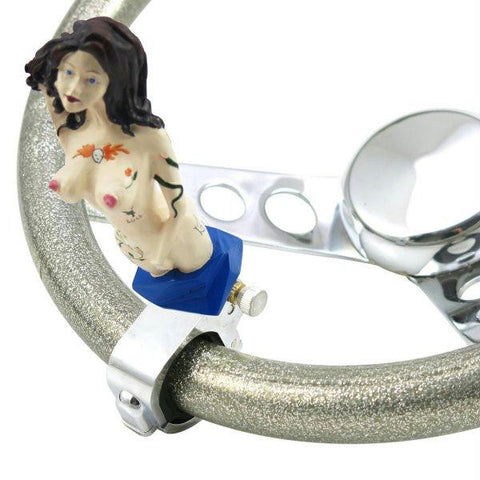American Shifter Cindy Brunette Naked Lady w- Tattoos Adjustable Suicide Brody Knob