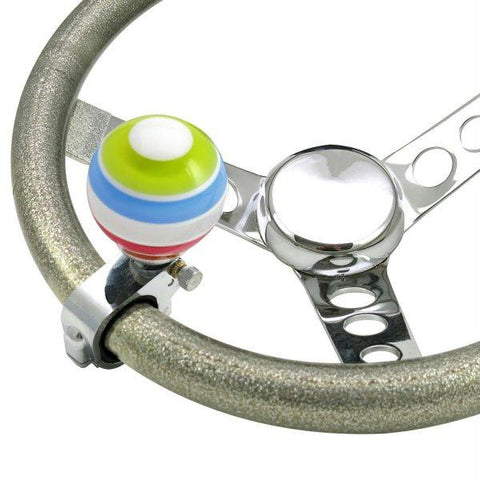 American Shifter Multi Color Super Stripe Adjustable Suicide Brody Knob