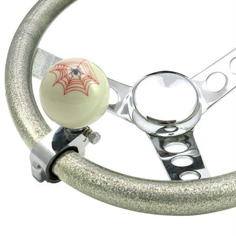 American Shifter Ivory Spider Adjustable Suicide Brody Knob Opaque