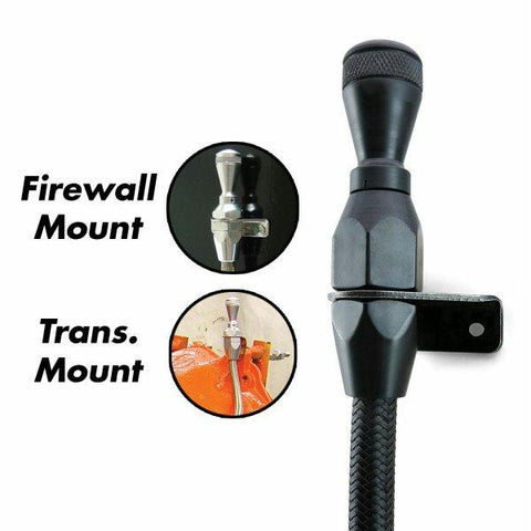 American Shifter Universal Black Transmission Dipstick Firewall and Transmission Mount American Shifter