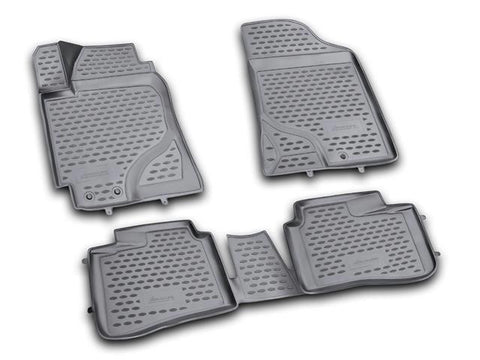 Novline 2010-2015 Kia Forte Black Floor Mats