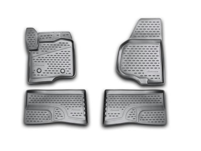 Novline 2009-2014 Ford Super Duty Black Floor Mats