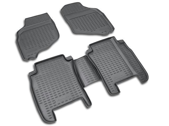 Novline 2007-2008 Honda Fit Black Floor Mats