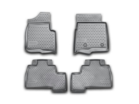 Novline 2009-2014 Ford F150 SuperCrew Black Floor Mats
