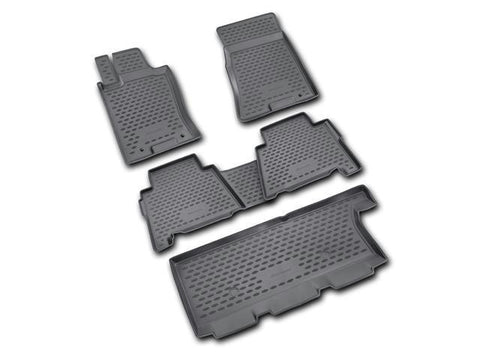 Novline 2009-2010 Kia Borrego Black Floor Mats