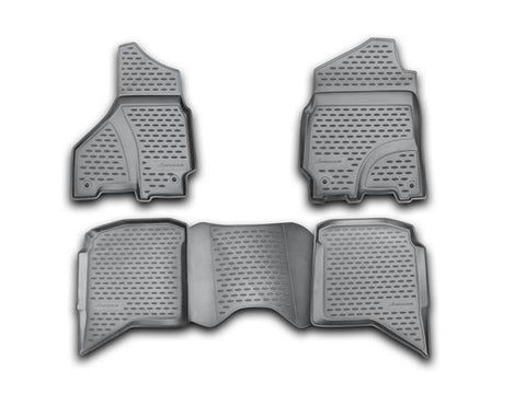 Novline 2002-2012 Dodge Ram Crew Cab Black Floor Mats