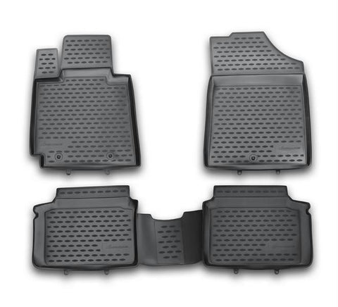 Novline 2012-2015 Hyundai Veloster Black Floor Mats