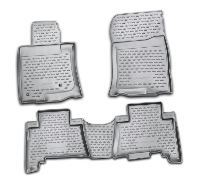 Novline 2010-2014 Toyota Land Cruiser Prado Black Floor Mats