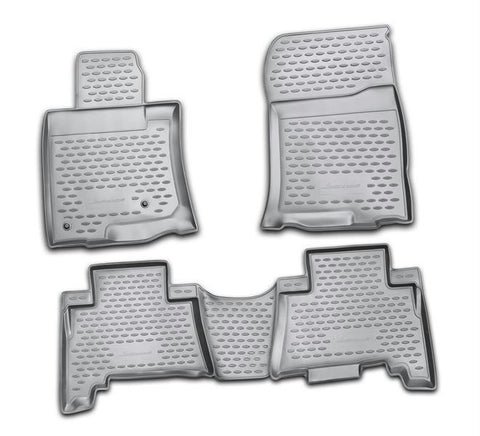 Novline 2010-2014 Toyota Land Cruiser Prado Black Floor Mats